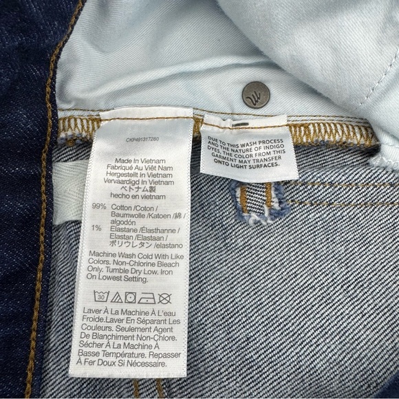 Madewell 'Curvy 90s Straight Darkwash Jeans Size 26 - Picture 12 of 14